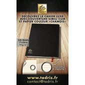 Cahier luxe simili cuir